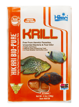 Hikari Frozen   Bio-Pure Krill 3.5oz (32 Cubes)