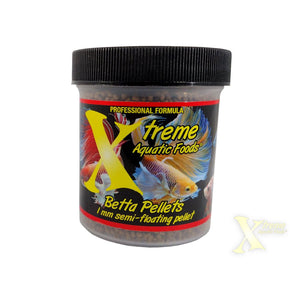 Xtreme Betta Pellets - Floating pellet - Size: 2.5 oz - 70 g - 1mm pellet