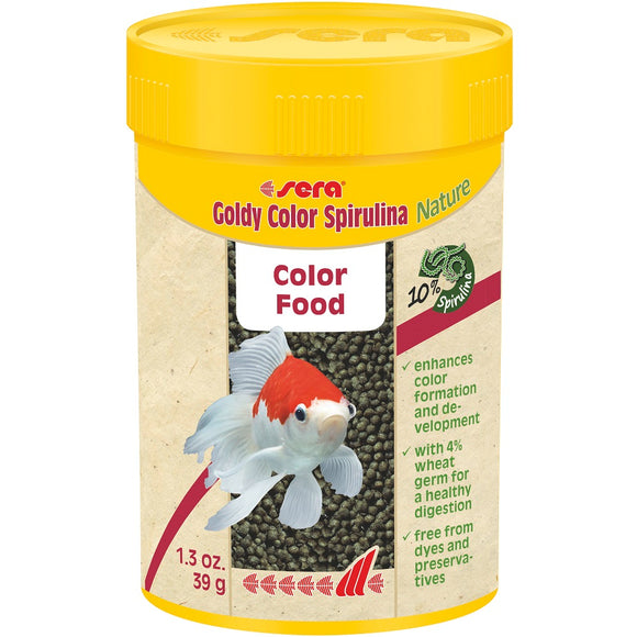 Sera Goldy Color Spirulina Pellets 100ml