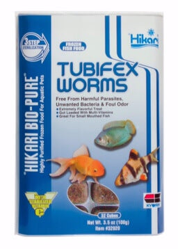 Hikari Bio-Pure Tubifex Worms 3.5oz (32 Cubes)