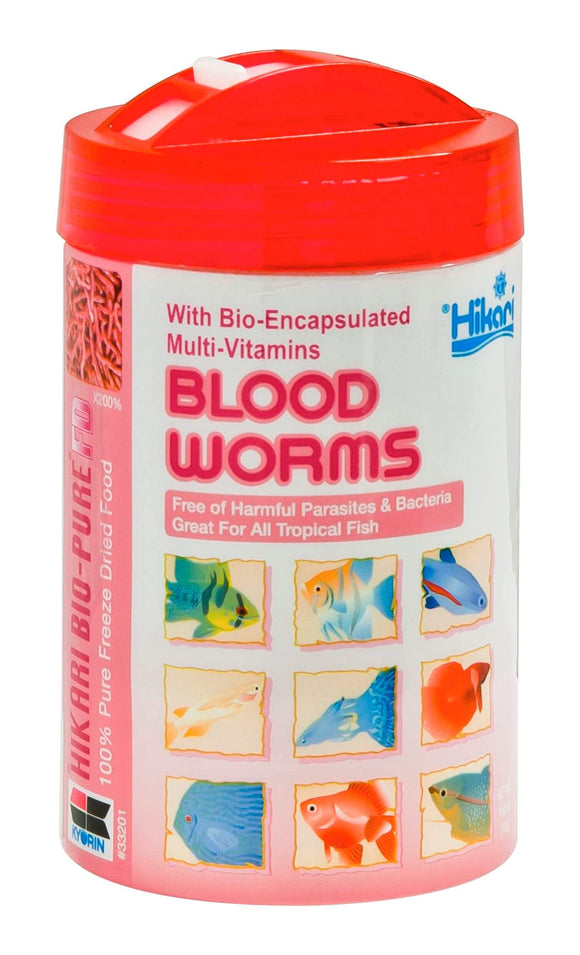 Hikari Freeze Dried Blood Worms .42oz