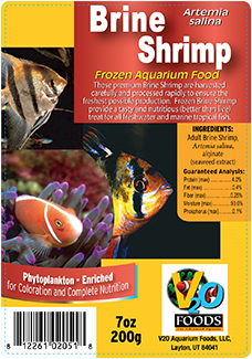 V2O Aquarium Brine Shrimp 100g