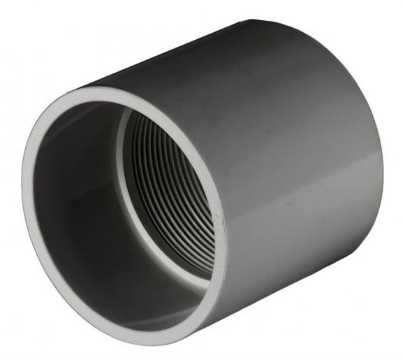 PVC Female Adapter - Schedule 80 GRAY - Socket x FPT - 3/4 Inch – TK ...