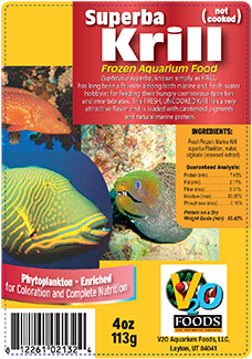 V2O Aquarium   Krill Flatpack 4oz