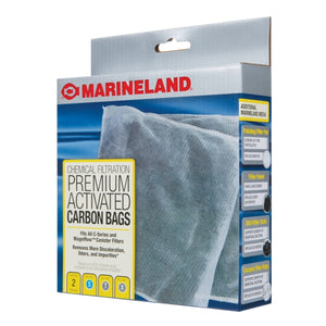 Marineland C-Series Canister Filter Carbon Bags 100G PC 160-360 2 pk