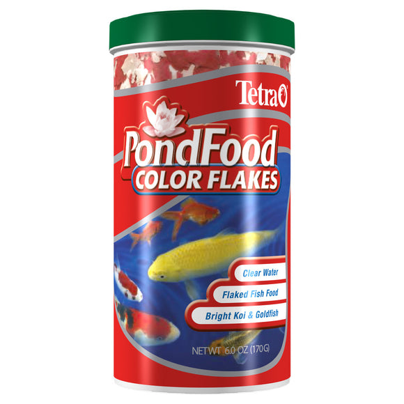 Tetra Color Enhancing Pond Flakes for Koi and Goldfish 1ea/6 oz