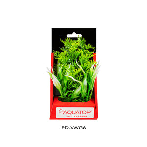 Aquatop Vibrant Wild Plant Green 6 in