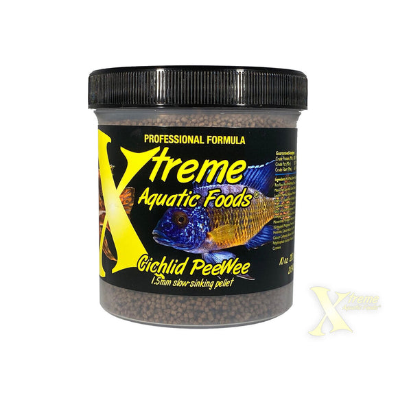 Xtreme Cichlid PeeWee -1.5 slow-sinking pellet 10 oz