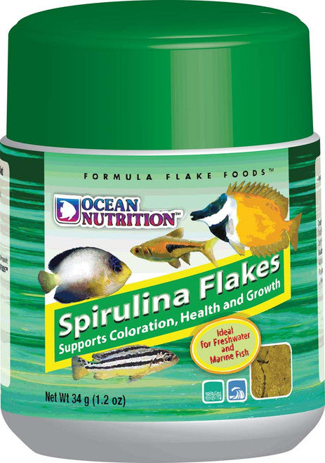 Ocean Nutrition Spirulina Flakes - 1 .2oz