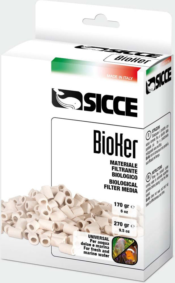 Sicce WHALE & SPACE EKO Replacement Bioker Ceramic Biological MEDIA - 270G