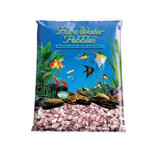 Pure Water Pebbles Premium Fresh Water Natural Aquarium Gravel White Rose 5 lb