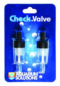 Aquarium Solutions Airline Check Valve Clear, Black 2 pk