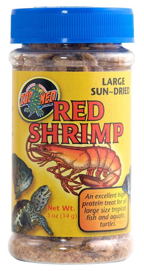 Zoo Med Red Sun Dried Large Red Shrimp - 0.5oz
