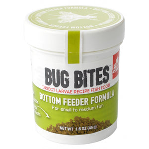 Fluval Bug Bites Bottom Feeder Formula Granules for Small-Medium Fish 1.59 oz