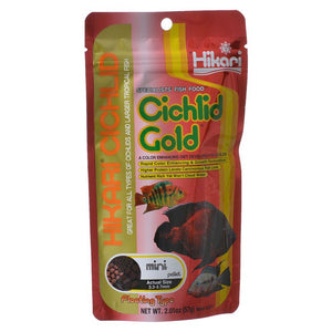 Hikari Cichlid Gold Mini Pellets 2.01 oz
