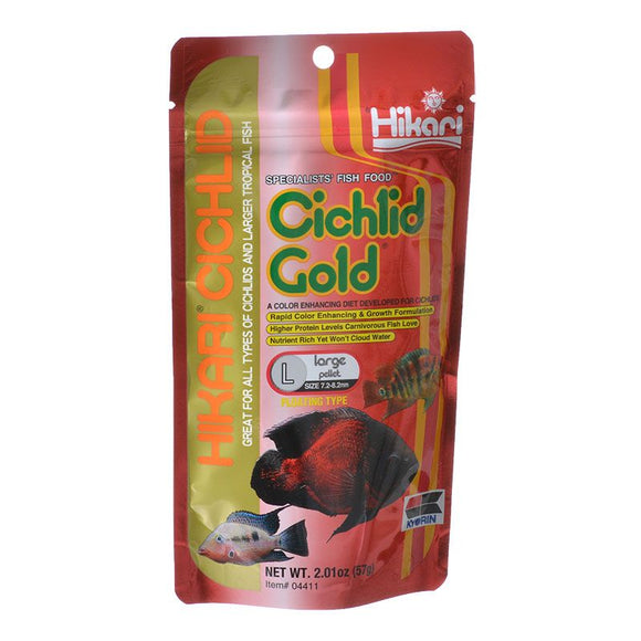 Hikari Cichlid Gold Large Pellets 2.01 oz