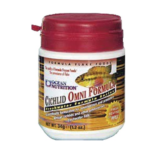Ocean Nutrition Cichlid Omni Flakes - 1.2 oz