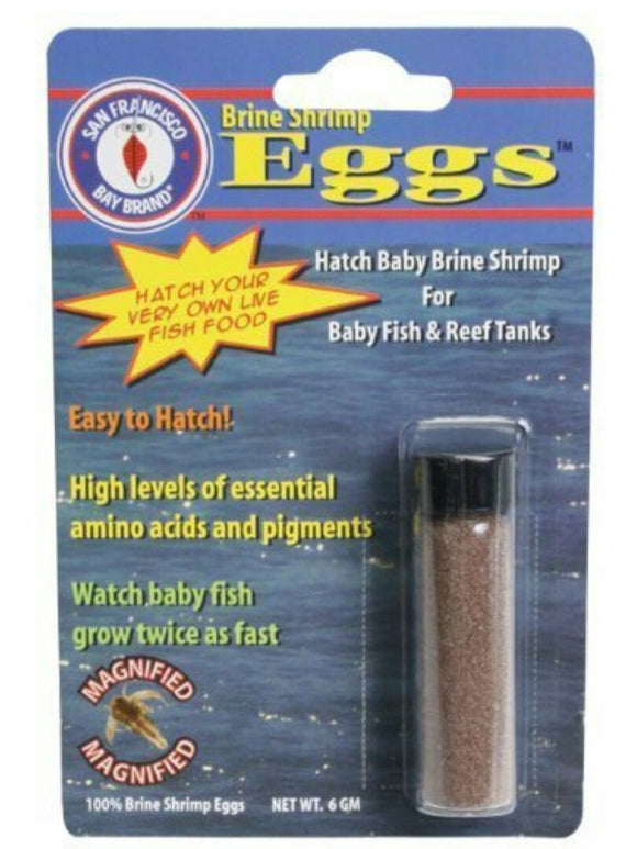 San Francisco Bay Brands Brine Shrimp Eggs 6g Vial