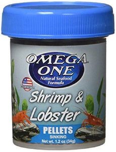 Omega One Shrimp and Lobster Pellets 1.2 oz
