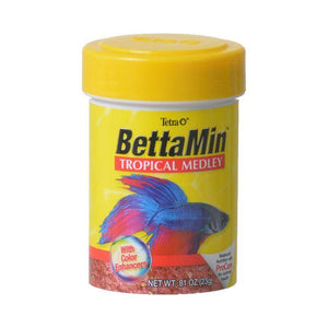 Tetra BettaMin Tropical Medley Fish Food .81 oz