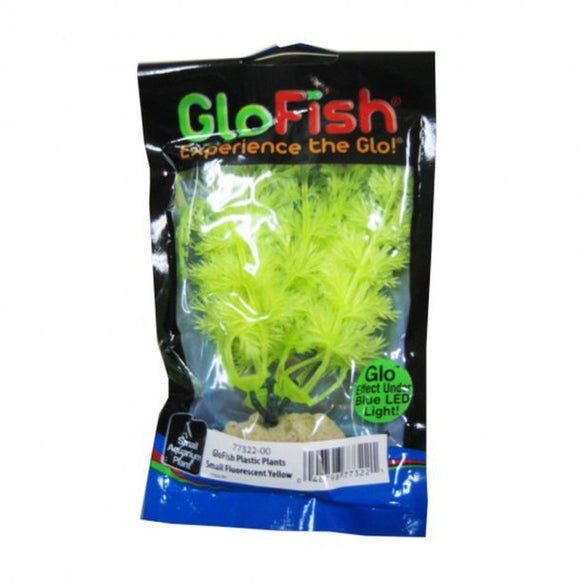 Tetra Glofish Fluorescent Plants Small, 1 Count Yellow