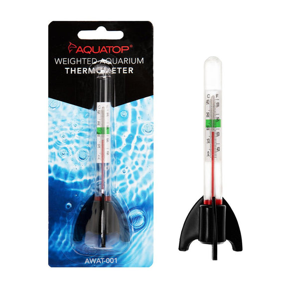Aquatop Weighted Aquarium Thermometer w/Claw Base