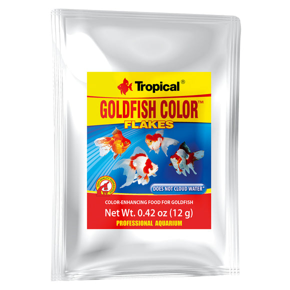 Tropical Goldfish Color Flakes - 0.42 oz