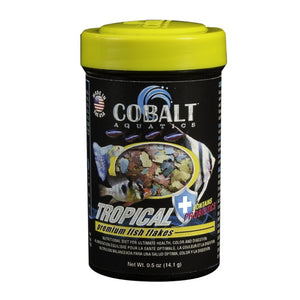 Cobalt Aquatics Tropical Flakes Premium Fish Food - .5 oz