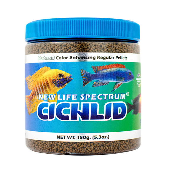 New Life Spectrum Naturox Cichlid - 1 - 1.5 mm Sinking Pellets - 150 g