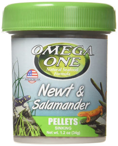 Omega One Newt & Salamander Pellets 1.2 oz