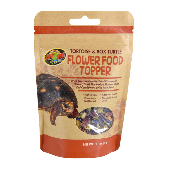 Zoo Med Flower Food Topper - Tortoise & Box Turtle - 0.21 oz