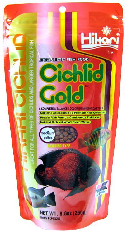 Hikari Cichlid Gold - Medium Pellets - 8.8 oz