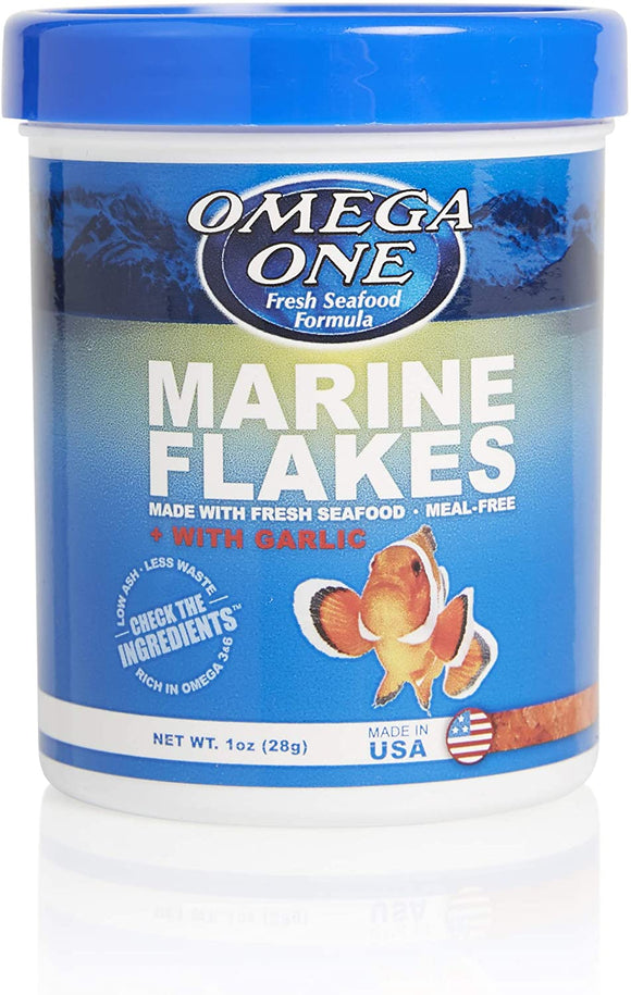 Omega One Marine Flakes with Garlic 1 oz