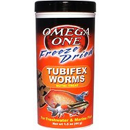 Omega One Freeze Dried Tubifex Worms 1.5 oz
