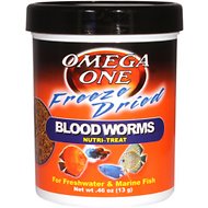 Omega One Freeze Dried Bloodworms .46 oz