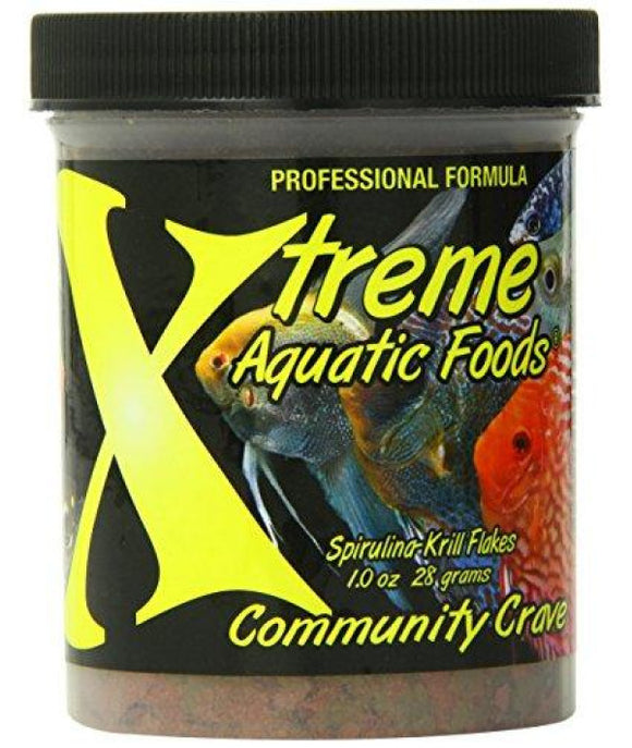 Xtreme Crave - Krill/Spirulina Flakes 1 oz - 28 g