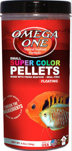 Omega One Small Floating Super Color Pellets 6.5 oz