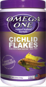 Omega One Cichlid Flake 5.3 oz