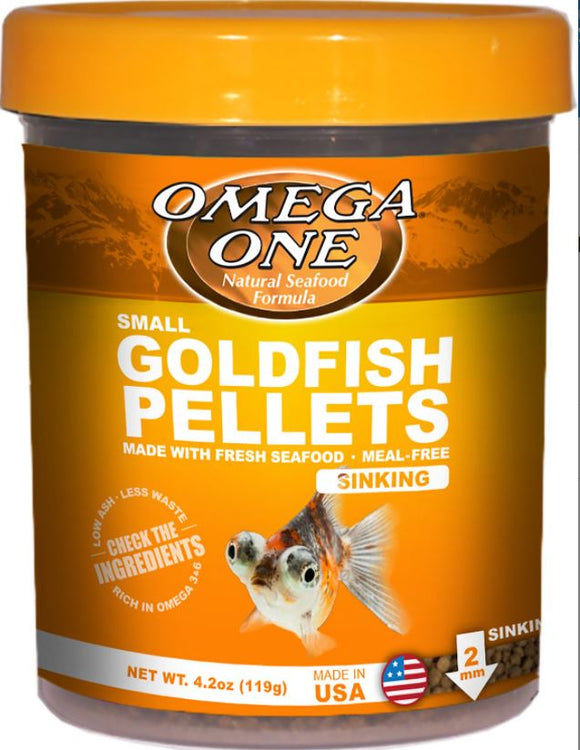 Omega One Small Goldfish Pellets 4.2 oz