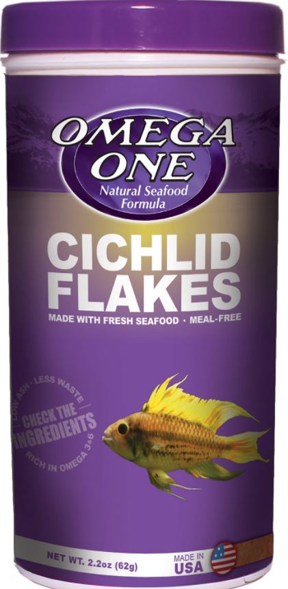 Omega One Cichlid Flake 2.2 0z