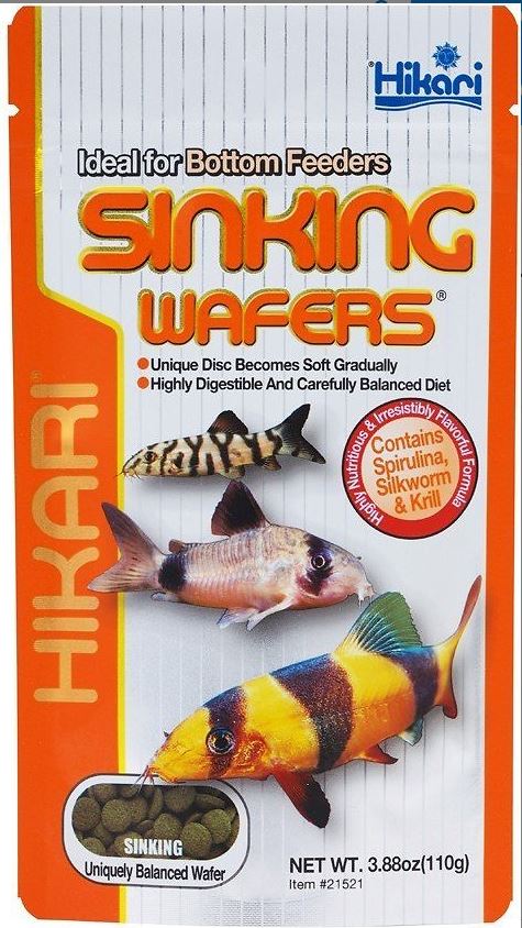 Hikari Sinking Wafers for Bottom Feeding Fish 3.88 oz - 110 Grams