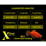 Xtreme NICE - 1.5 mm slow-sinking pellet 	20 oz - 567 g