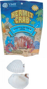 Florida Marine Research Hermit Crab Food & Water Dish Shell Feeder 2 PK Dish Assorted Style