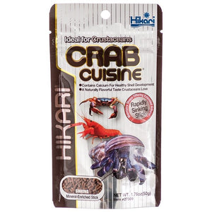 Hikari Crab Cuisine 50g Fish Food Crabs Lobsters Crayfish Tadpoles