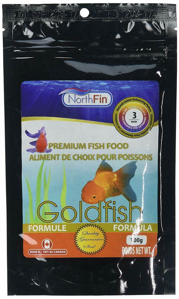 Northfin Goldfish Formula 100g 3mm Pellets