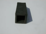 1045 - 1" Square Shaped Opening Pleco Cave - Chocolate/Black