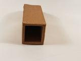 1.5" Square Shaped Opening Pleco Cave - Brown