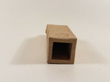 1047 - 1" Square Shaped Opening Pleco Cave - Speckled Sand