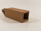 1044 - 1" Square Shaped Opening Pleco Cave - Brown