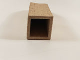 1.5" Square Shaped Opening Pleco Cave - Speckled Sand